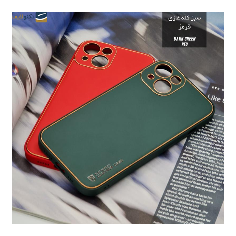 قاب گوشی اپل iPhone 14 Plus اپیکوی مدل Leather Case - Epicoy Leather Case Cover For Apple iphone 14 Plus