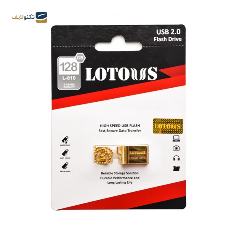 فلش مموری لوتوس مدل L-810 ظرفیت 128 گیگابایت - Lotous L-810 Flash Memory-128GB