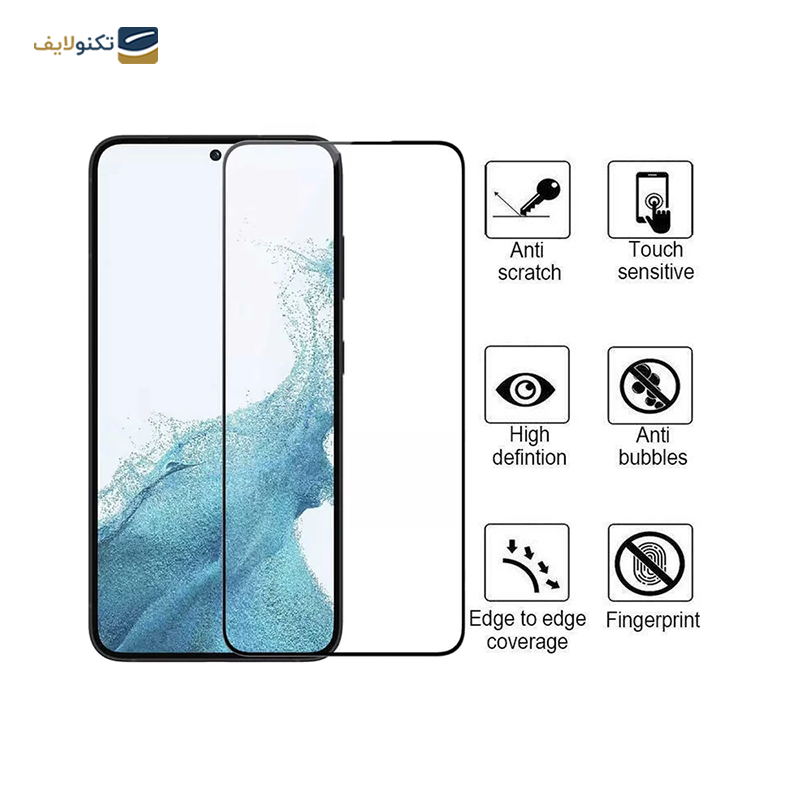 گلس گوشی سامسونگ گلکسی S23 - S22 بوف مدل 5D - Buff 5D Screen Protector for Samsung Galaxy S22 - S23