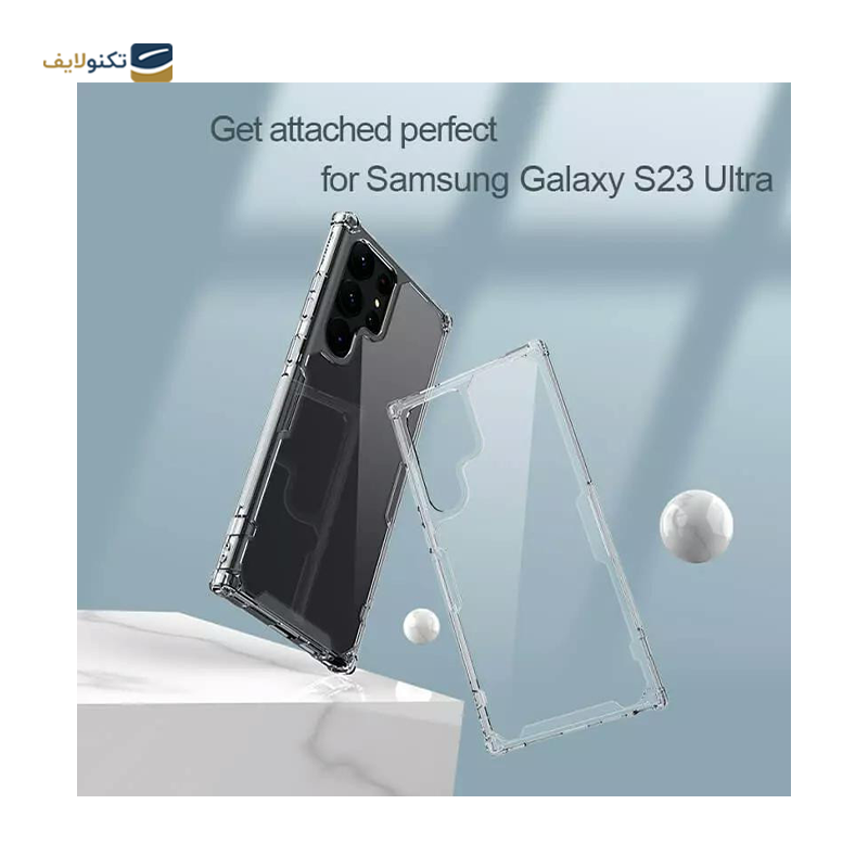 قاب گوشی سامسونگ Galaxy S23 Ultra نیلکین مدل Nature TPU Pro - Nillkin Nature TPU Pro For Galaxy S23 Ultra