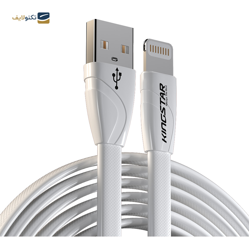 کابل لایتنینگ کینگ استار مدل K112i طول 1.1 متر - Kingstar K112i Lightning to USB Cable 1.1m