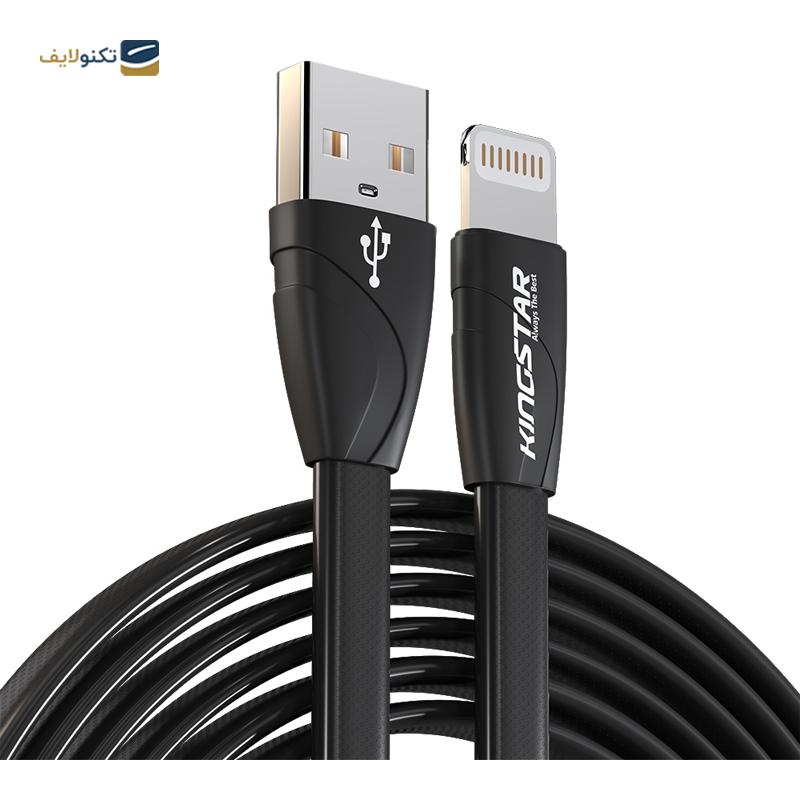 کابل لایتنینگ کینگ استار مدل K112i طول 1.1 متر - Kingstar K112i Lightning to USB Cable 1.1m