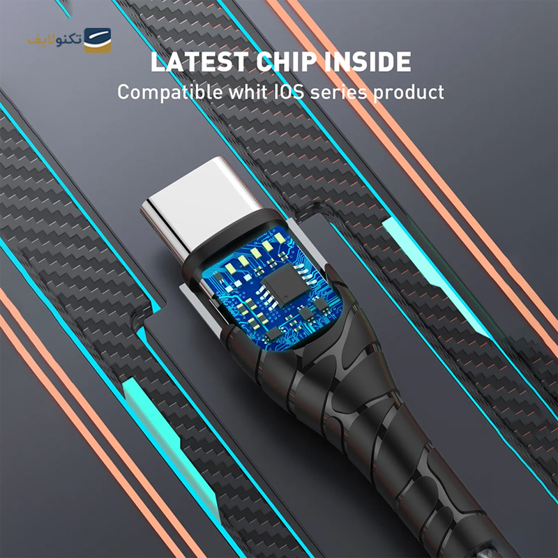 کابل تایپ سی به لایتنینگ کینگ استار مدل K351ic طول 1 متر - Kingstar K351ic Type-C To Lightning Cable 1m