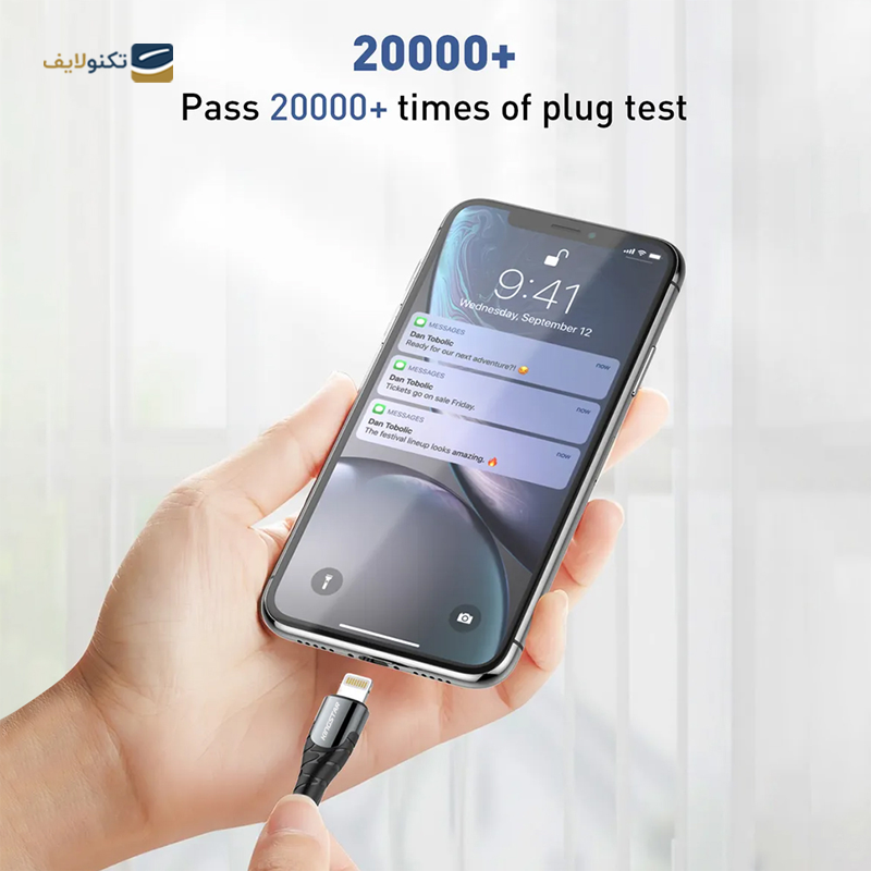 کابل تایپ سی به لایتنینگ کینگ استار مدل K351ic طول 1 متر - Kingstar K351ic Type-C To Lightning Cable 1m