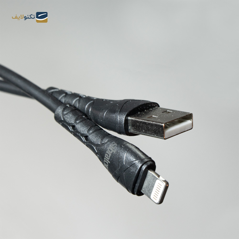 کابل لایتنینگ سیبراتون مدل S207i طول 1.1 متر - Sibraton S207i lightning to USB cable 1.1m