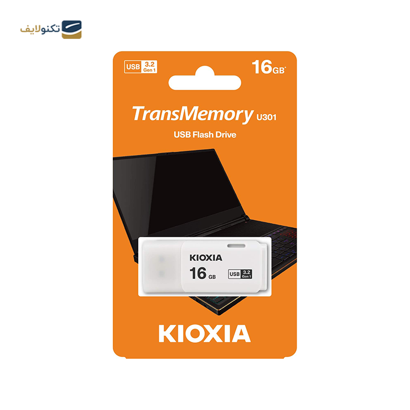 فلش مموری کیوکسیا مدل U301 ظرفیت 16 گیگابایت - Kioxia USB 3.2 U301 Flash Memory - 16GB