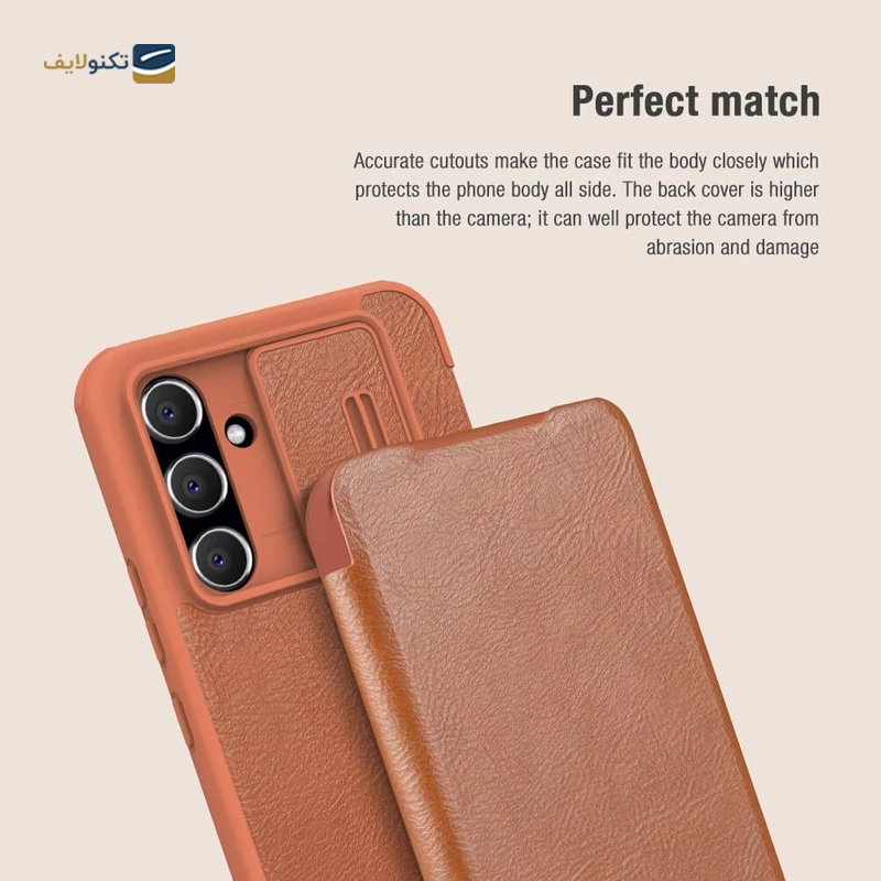 کیف کلاسوری گوشی Galaxy A54 نیلکین مدل Qin Pro Leather Case - Nillkin Qin Pro Leather Case for Galaxy A54