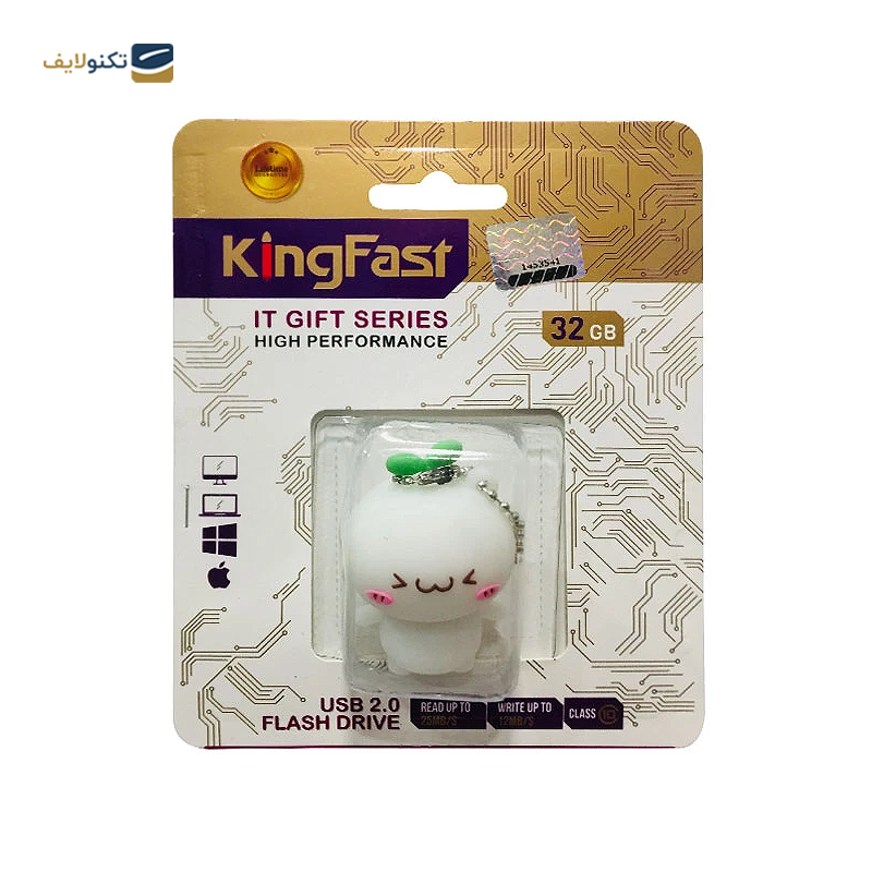 فلش مموری کینگ فست مدل CT-29 ظرفیت 32 گیگابایت - KingFast CT-29 Flash Memory - 32GB