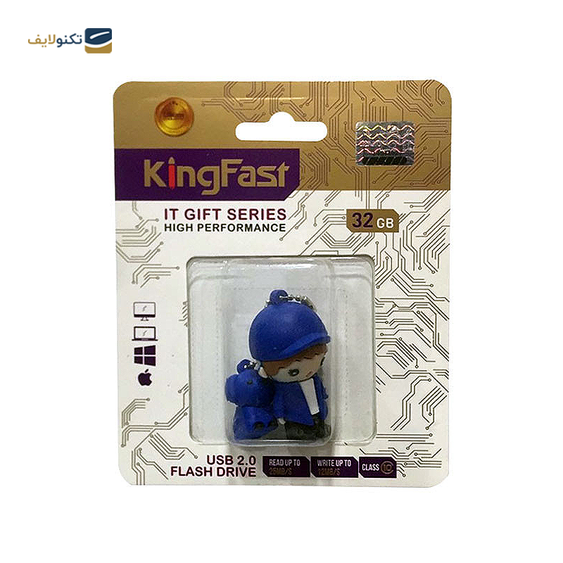 فلش مموری کینگ فست مدل BO-23 ظرفیت 32 گیگابایت - KingFast BO-23 Flash Memory - 32GB