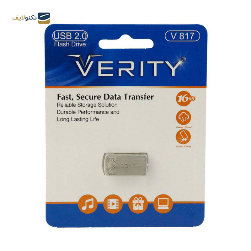 فلش مموری وریتی مدل V817 ظرفیت 16 گیگابایت - Verity V817 Flash Memory - 16GB