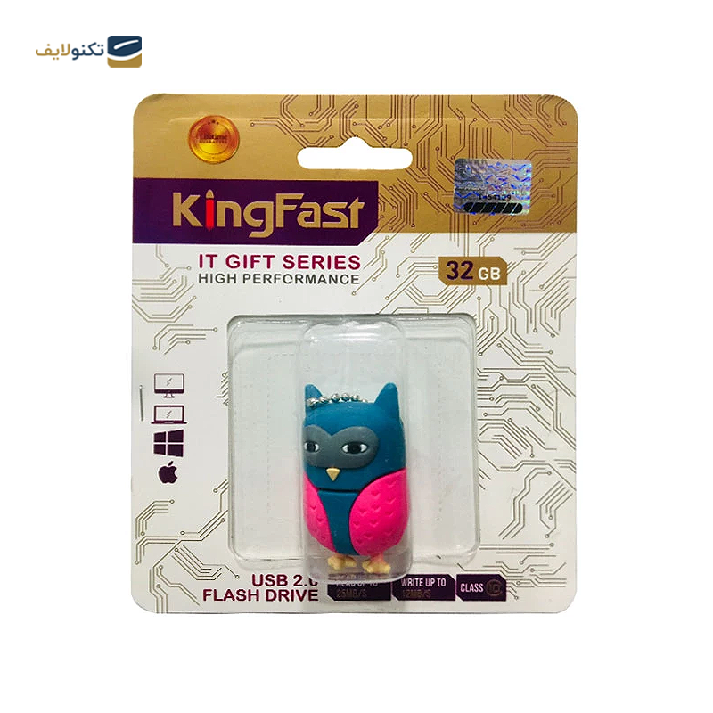 فلش مموری کینگ فست مدل BF-13 ظرفیت 32 گیگابایت - KingFast BF-13 Flash Memory - 32GB