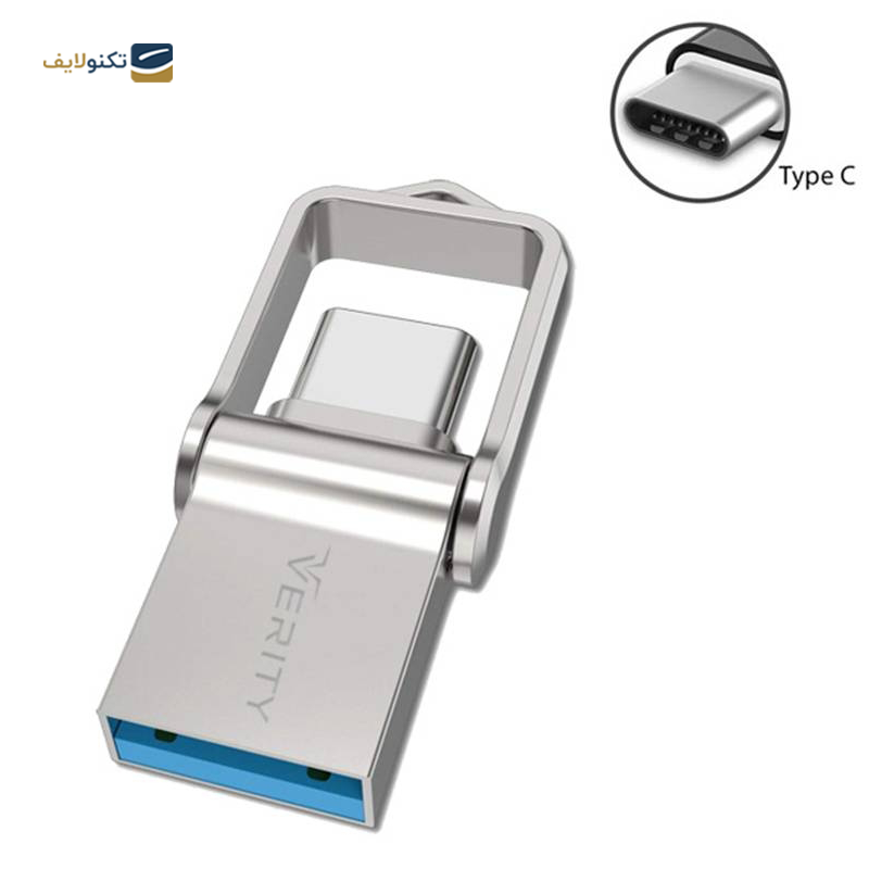 فلش مموری وریتی مدل O512 USB3 ظرفیت 32 گیگابایت - Verity O512 USB3 Flash Memory - 32GB