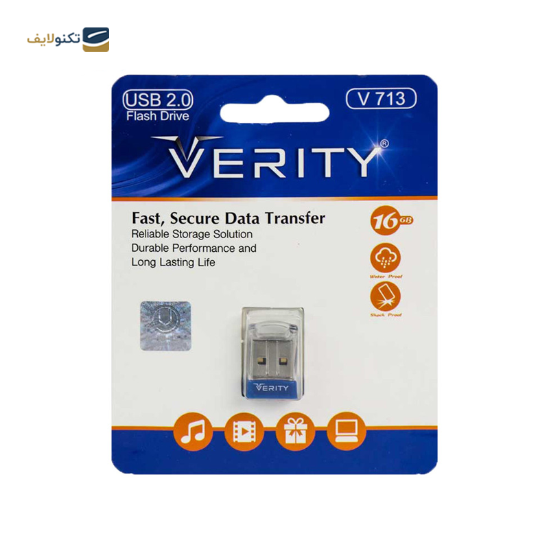 فلش مموری وریتی مدل V713 ظرفیت 16 گیگابایت - Verity V713 Flash Memory - 16GB