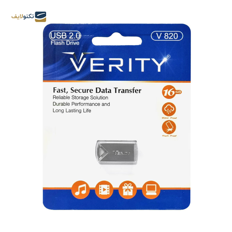 فلش مموری وریتی مدل V820 ظرفیت 16 گیگابایت - Verity V820 Flash Memory - 16GB