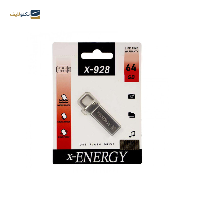 فلش مموری ایکس-انرژی مدل X-928 ظرفیت 64 گیگابایت - X-Energy X-928 Flash Memory - 64GB