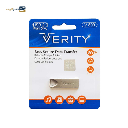 فلش مموری وریتی مدل V809 ظرفیت 16 گیگابایت - Verity V809 Flash Memory - 16GB