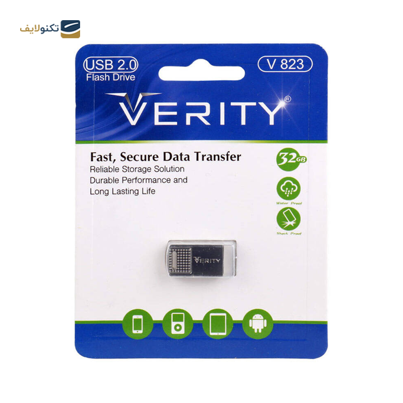 فلش مموری وریتی مدل V823 ظرفیت 32 گیگابایت - Verity V823 32GB Flash Memory - 32GB