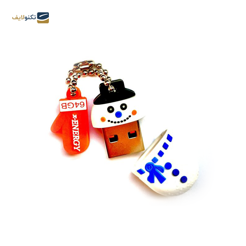 فلش مموری ایکس انرژی مدل Snow Man ظرفیت 64 گیگابایت - X-Energy Snow Man Flash Memory - 64GB