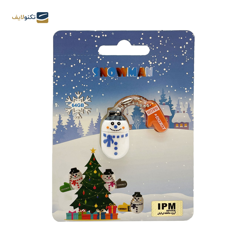 فلش مموری ایکس انرژی مدل Snow Man ظرفیت 64 گیگابایت - X-Energy Snow Man Flash Memory - 64GB