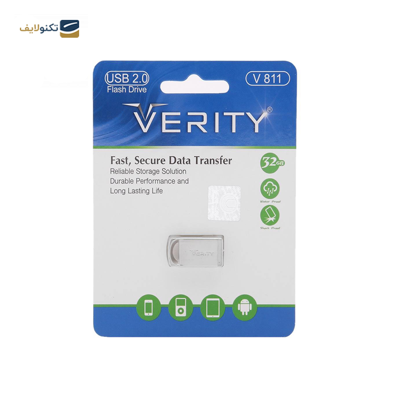 فلش مموری وریتی مدل V811 ظرفیت 32 گیگابایت - Verity V811 Flash Memory - 32GB