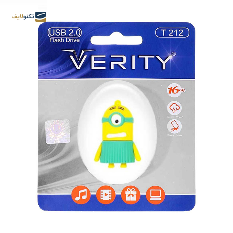 فلش مموری وریتی مدل T212 ظرفیت 16 گیگابایت - Verity T212 Flash Memory - 16GB