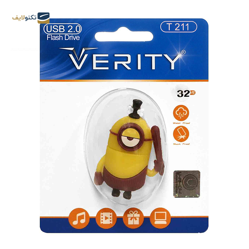 فلش مموری وریتی مدل T211 ظرفیت 32 گیگابایت - Verity T211 Flash Memory - 32GB