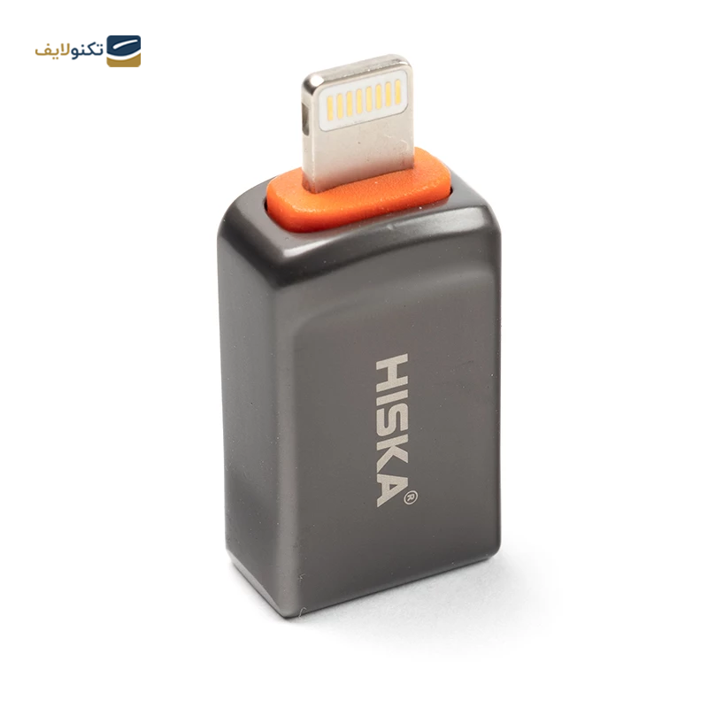 تبدیل OTG لایتنینگ هیسکا مدل H1 - Hiska H1 Otg Lightning Adapter