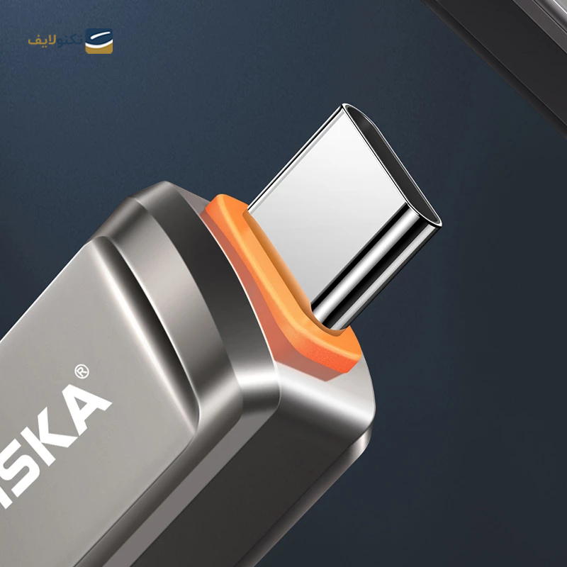 تبدیل OTG تایپ سی هیسکا مدل H5 - Hiska H5 Otg USB-C Adapter