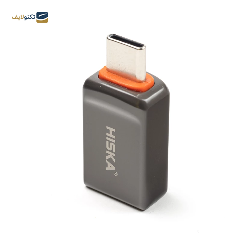 تبدیل OTG تایپ سی هیسکا مدل H5 - Hiska H5 Otg USB-C Adapter