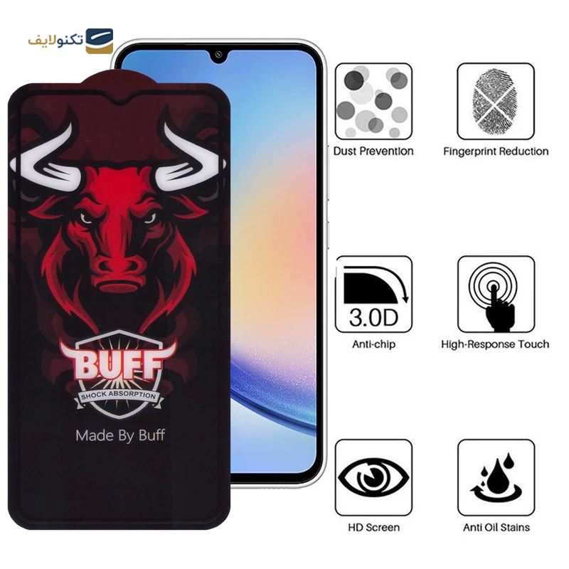 محافظ صفحه نمایش گوشی سامسونگ Galaxy A34 بوف سرامیکی مدل Ceramic Pro-G - Buff Samsung Galaxy A34 5G Ceramic Pro-G Ceramic Screen Protector