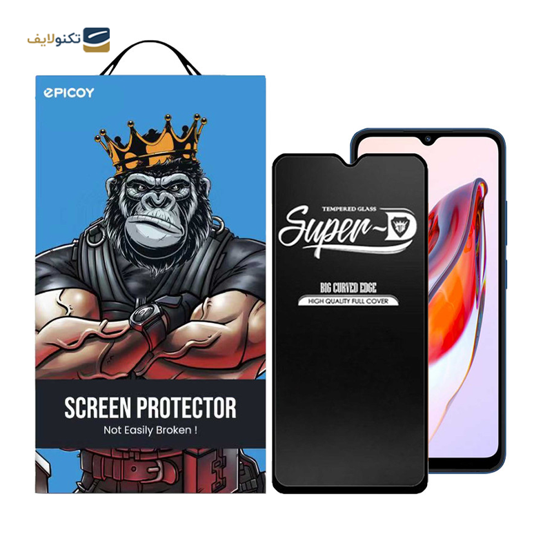گلس گوشی شیائومی Redmi 12C - 10C اپیکوی مدل Super 5D  - Epicoy Super 5D Screen Protector for Xiaomi Redmi 12C - 10c