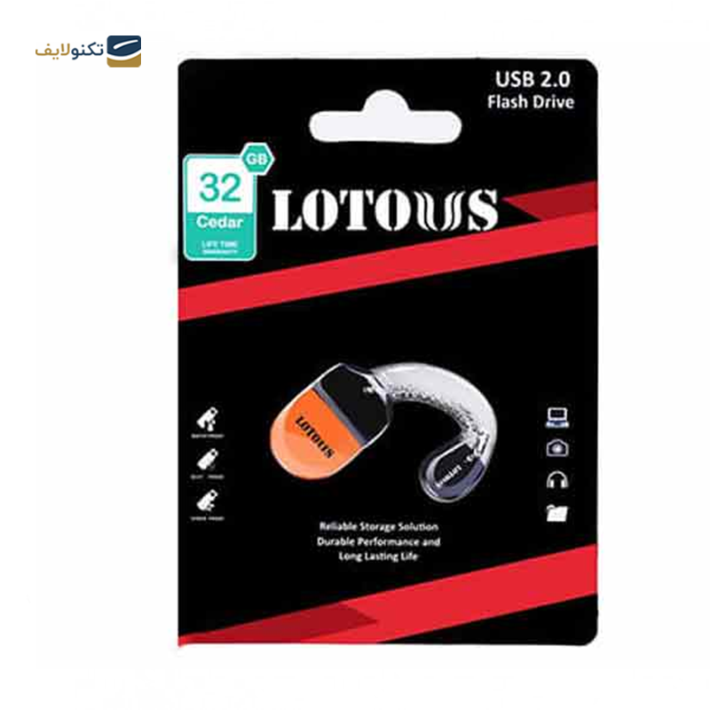 فلش مموری لوتوس مدل Cedar ظرفیت 32 گیگابایت  - Lotous Cedar Flash Memory-32GB