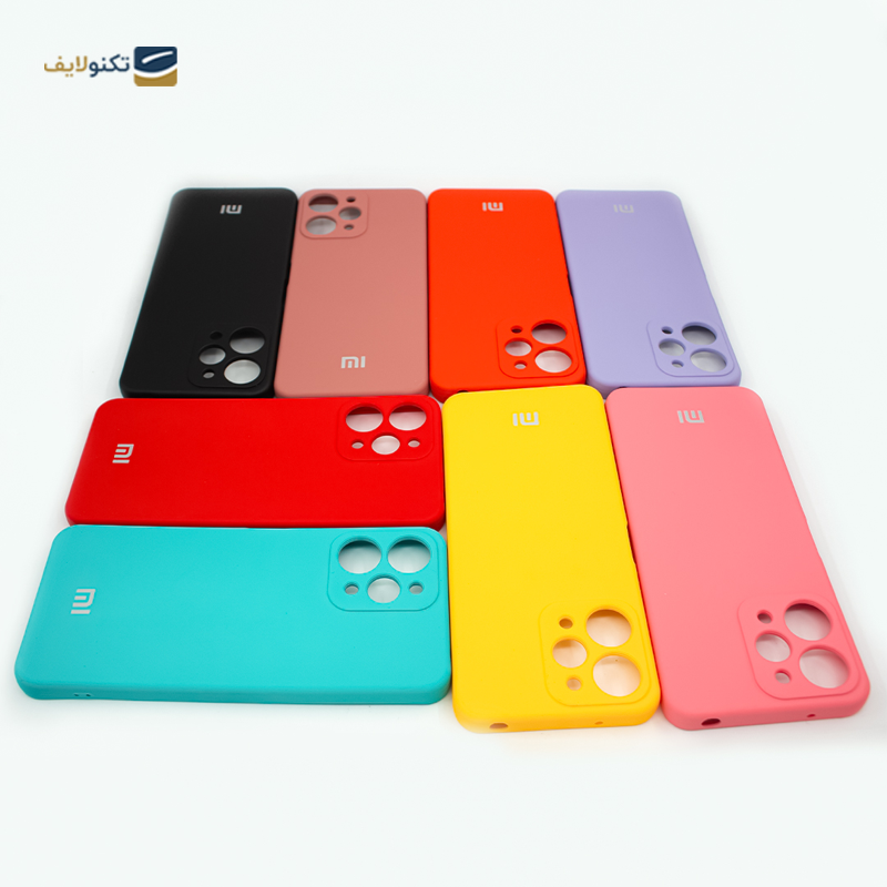 کاور گوشی شیائومی Redmi 12 مدل محافظ لنزدار سیلیکونی - Silicone lens protector Cover For Xiaomi Redmi 12