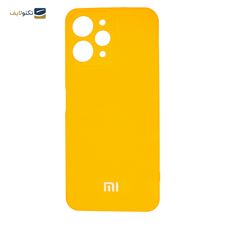 کاور گوشی شیائومی Redmi 12 مدل محافظ لنزدار سیلیکونی - Silicone lens protector Cover For Xiaomi Redmi 12