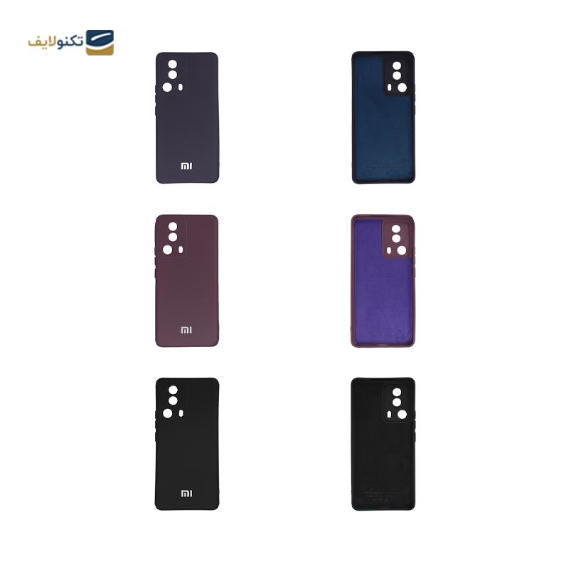 کاور گوشی شیائومی 13Lite مدل محافظ لنزدار سیلیکونی - Silicone lens protector Cover For Xiaomi 13 Lite