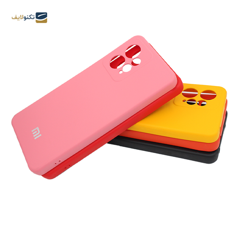 کاور گوشی شیائومی Redmi Note 12 4G مدل محافظ لنزدار سیلیکونی - Silicone lens protector Cover For Xiaomi Redmi Note 12 4G