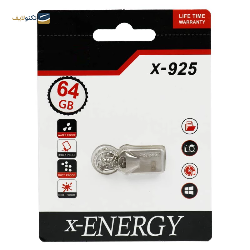 فلش مموری ایکس انرژی مدل X-925 ظرفیت 64 گیگابایت - X-Energy X-925 Flash Memory - 64GB