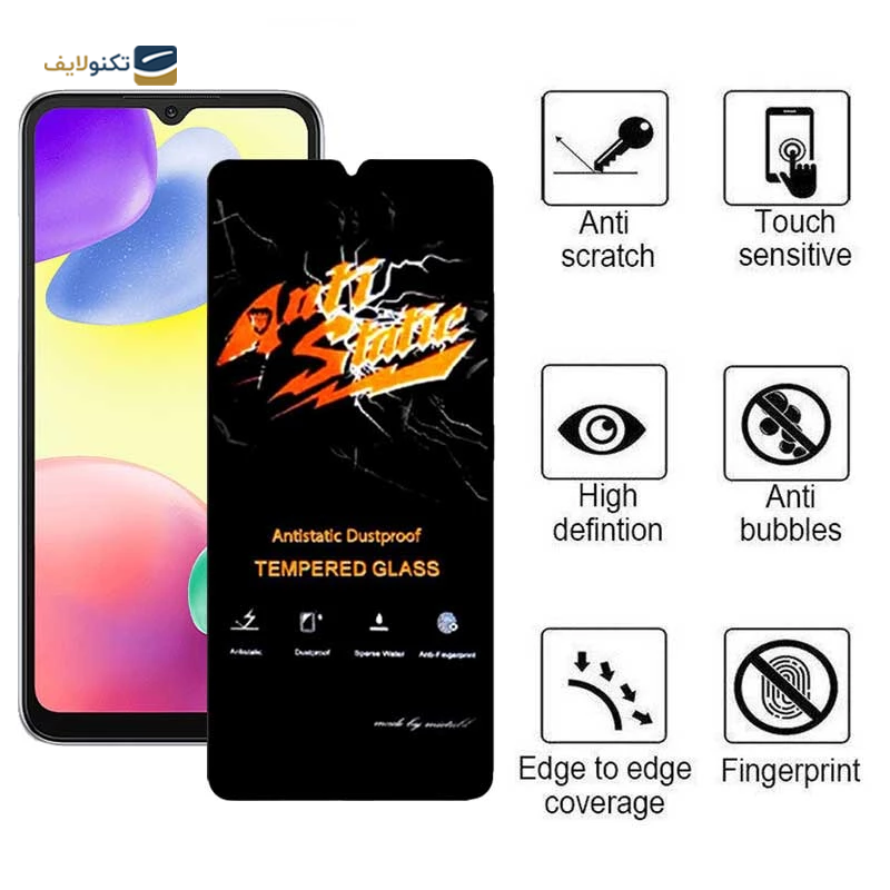 گلس گوشی شیائومی Redmi 10A - 9A - 9C اپیکوی مدل Antistatic Dustproof - Epicoy Antistatic Dustproof Screen Protector for Xiaomi Redmi 10A - 9A - 9C - 9i - Poco C31