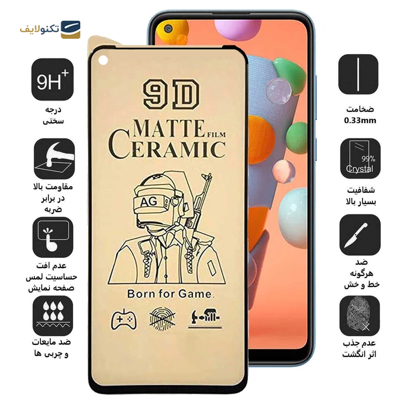 محافظ صفحه نمایش گوشی سامسونگ Galaxy A11 - M11 اپیکوی سرامیکی مات مدل BodyGuard - Epicoy BodyGuard ceramic mate Screen Protector for Samsung Galaxy A11 - M11