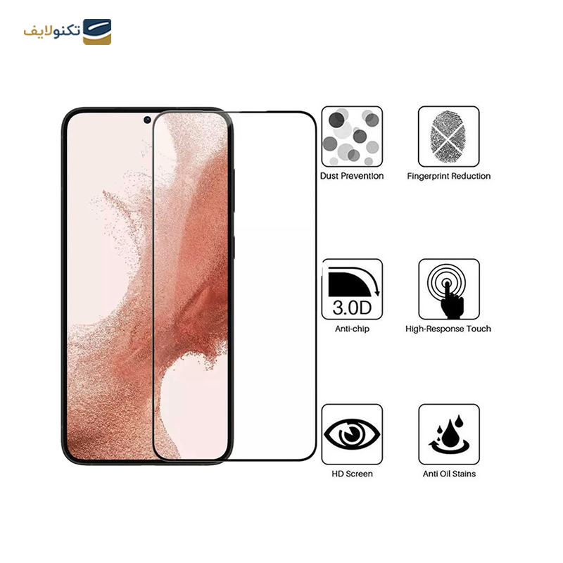گلس گوشی سامسونگ Galaxy S23 Plus - S22 Plus بوف مدل 5D - Buff 5D screen protector For Galaxy S23 Plus - S22 Plus
