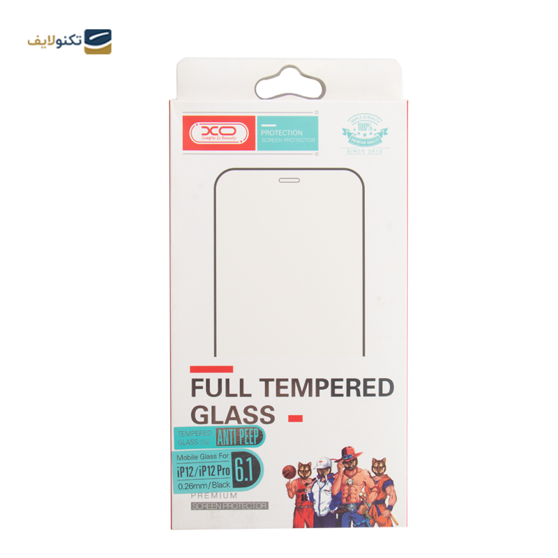 گلس گوشی اپل iPhone 12 - 12 Pro ایکس او مدل Anti Peep پرایوسی - XO Anti Peep Screen Protector for Apple iPhone 12 - 12 Pro