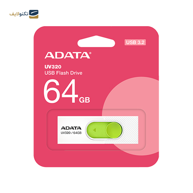 فلش مموری ای دیتا مدل UV320 ظرفیت 64 گیگابایت - ADATA UV320 Flash Memory-64GB