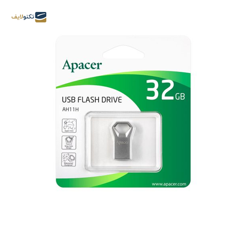 فلش مموری اپیسر مدل AH11H ظرفیت 32 گیگابایت - Apacer AH11H Flash Memory - 32GB