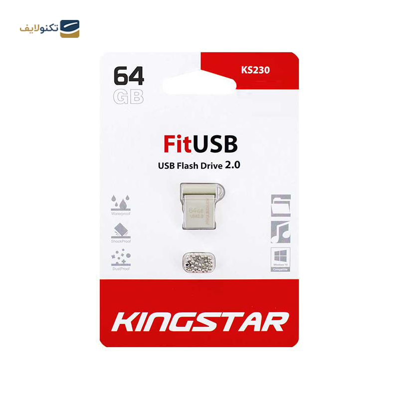 فلش مموری کینگ استار مدل KS230 Fit ظرفیت 64 گیگابایت - King Star KS230 Fit Flash Memory - 64GB