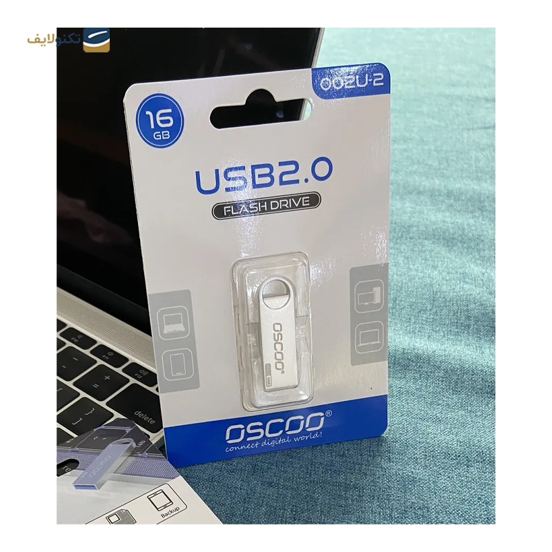 فلش مموری اوسکو مدل 002U-2 ظرفیت 16 گیگابایت  - Oscoo 002U-2 Flash Memory - 16GB