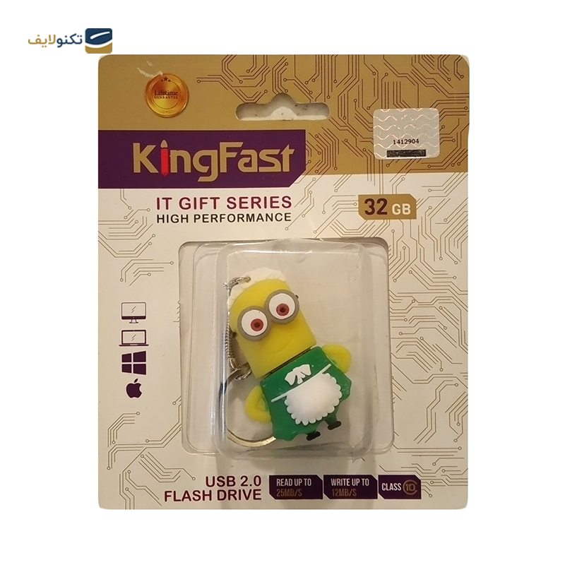 فلش مموری کینگ فست مدل MN-23 ظرفیت 32 گیگابایت - KingFast MN-23 Flash Memory - 32GB