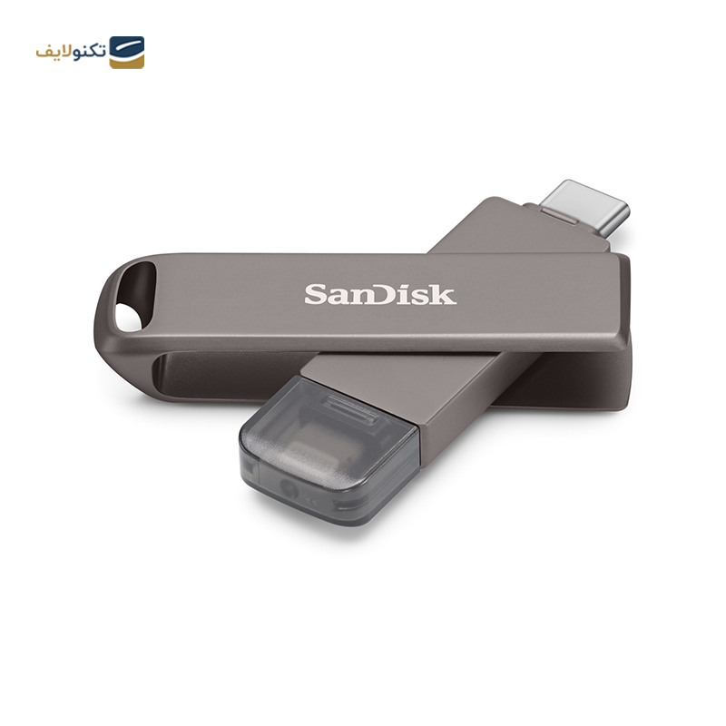 فلش مموری سن دیسک مدل iXpand Luxe USB3 ظرفیت 64 گیگابایت - SanDisk iXpand Luxe USB Type-C and Lightning flash memory USB3.1 - 64GB