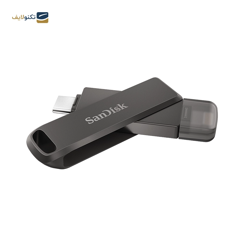 فلش مموری سن دیسک مدل iXpand Luxe USB3 ظرفیت 256 گیگابایت - SanDisk iXpand Luxe USB Type-C and Lightning flash memory USB3.1 - 256GB