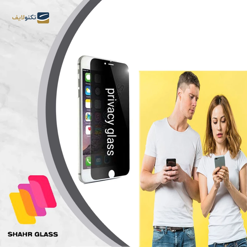 محافظ صفحه نمایش گوشی سامسونگ Galaxy A14 4G شهر گلس سرامیکی پرایوسی مدل PRCSR  - Shahr Glass CRP Samsung Galaxy A14 4G Ceramics Privacy Screen Protector