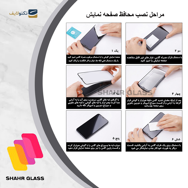 محافظ صفحه نمایش گوشی سامسونگ Galaxy A14 4G شهر گلس سرامیکی پرایوسی مدل PRCSR  - Shahr Glass CRP Samsung Galaxy A14 4G Ceramics Privacy Screen Protector